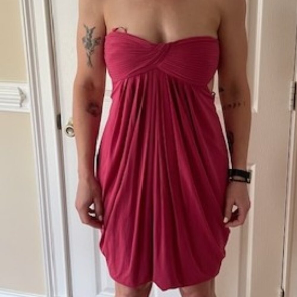 BCBG MaxAzira Strapless Cocktail Dress